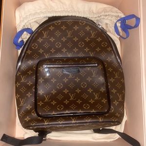 Authentic Louis Vuitton Josh backpack 
Monogram Macassar Canvas